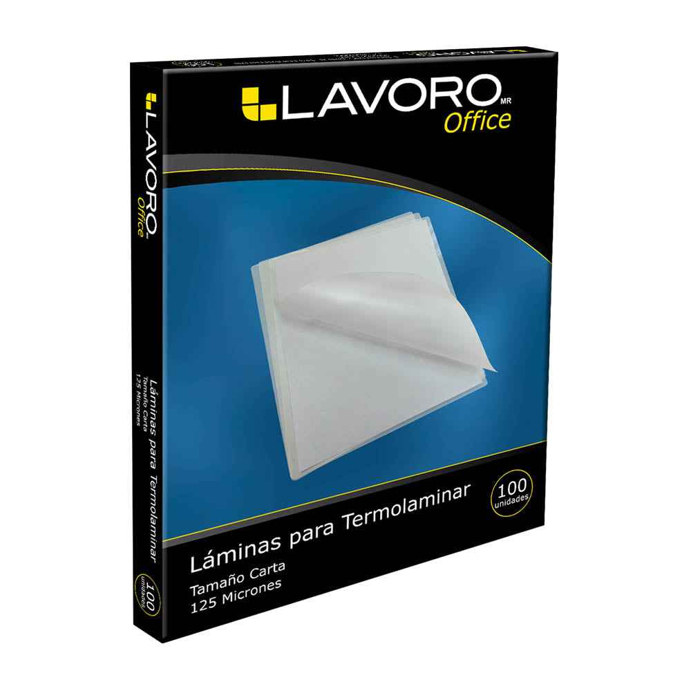 Sobre Para Plastificar 229x290 mm Carta 100 Un 125 Mic | Lavoro